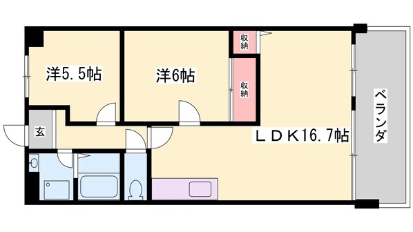 亀山駅 徒歩9分 3階の物件間取画像